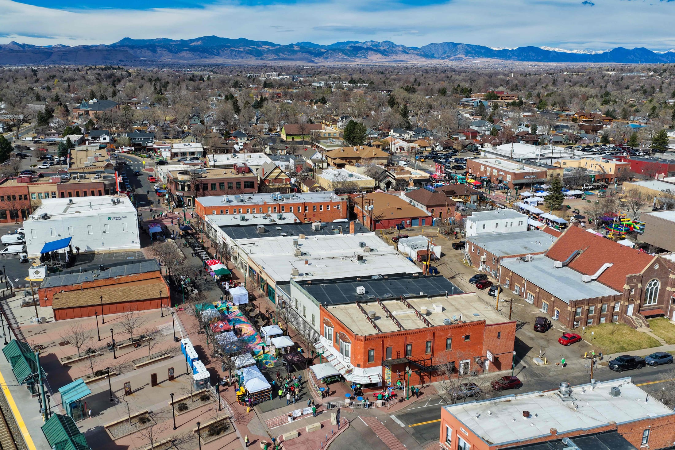 Arvada aerial photography for local real estate and commercial media