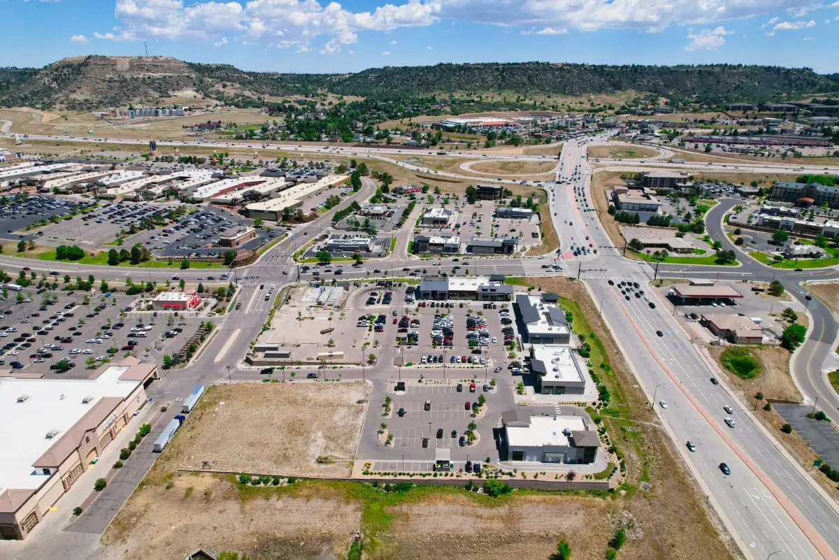 Colorado aerial venue context for full event media packages