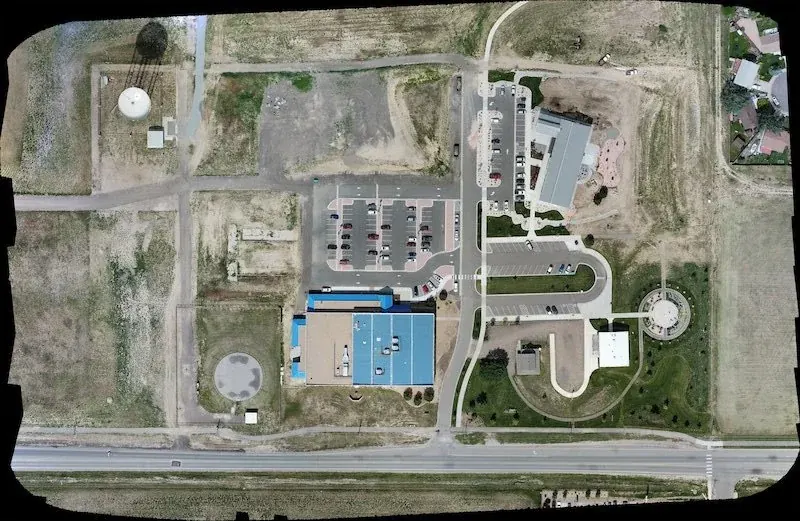 Drone mapping orthomosaic imagery for a Colorado site
