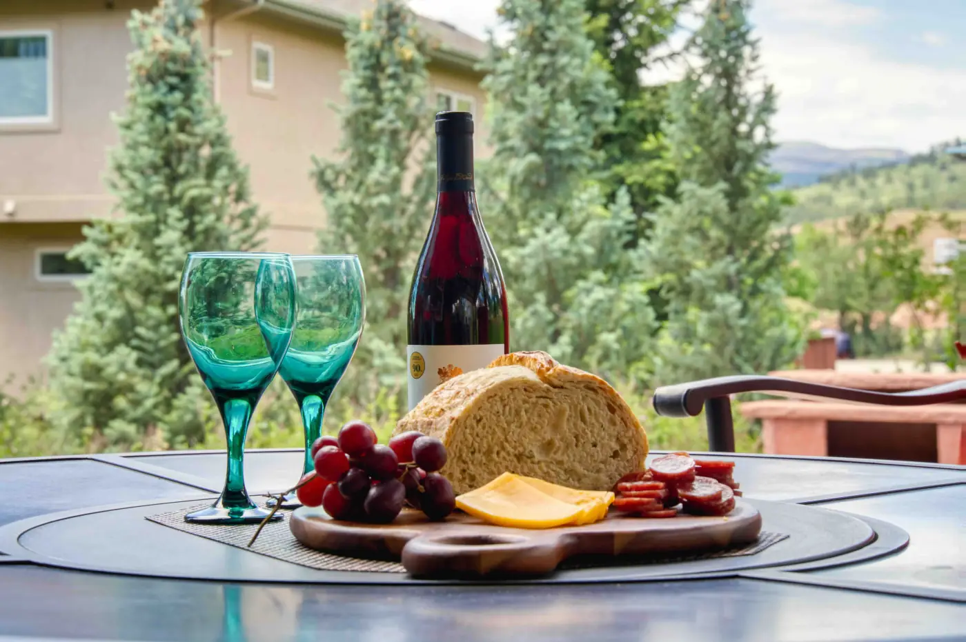 Lifestyle real estate photo showing a styled Colorado home detail