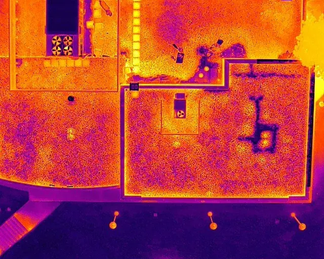 Thermal drone imaging used for Colorado infrastructure documentation support