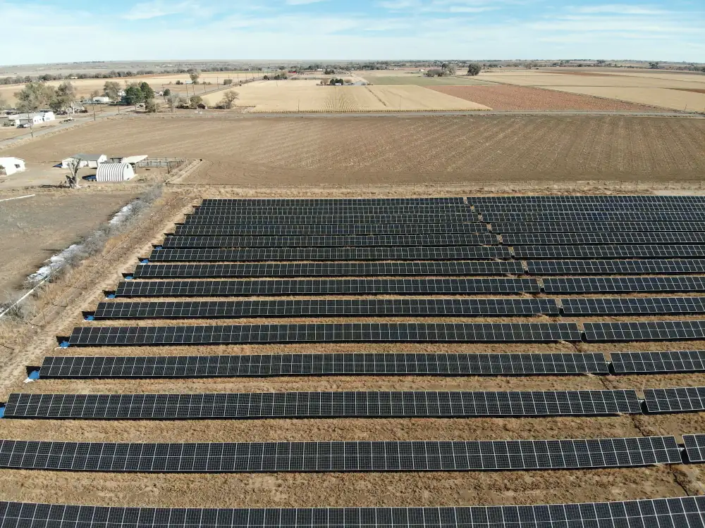 RGB drone solar inspection image for Colorado energy property analysis